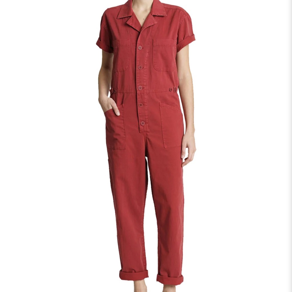Pistola Grover Jumpsuit in Crimson